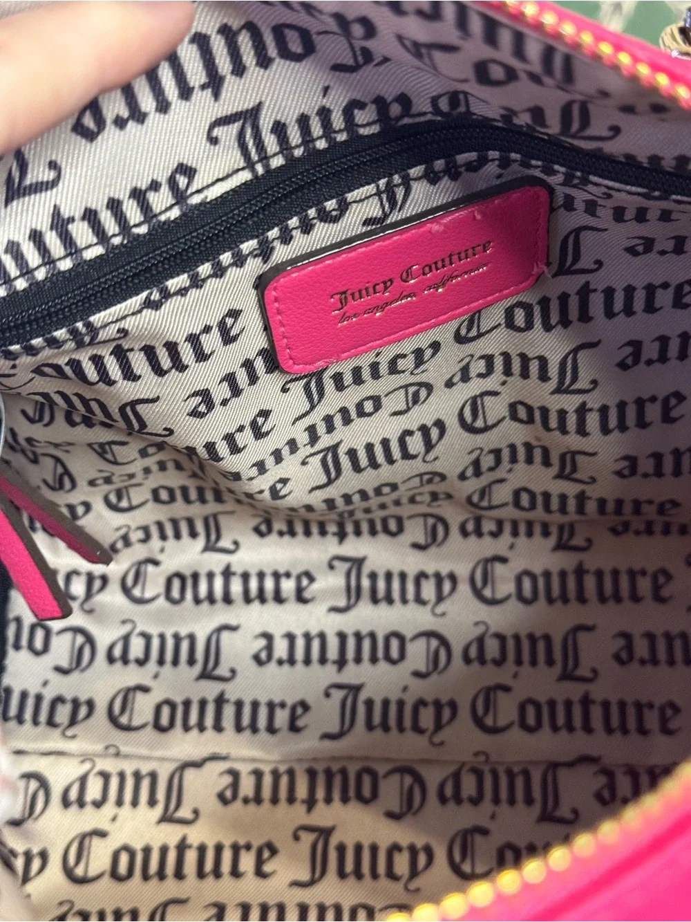 Juicy Couture Pink Top-Handle Satchel with Charm Chain NWT